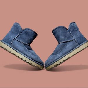 Kirkland Navy Blue Scherling Lined Ankle Winter Boots